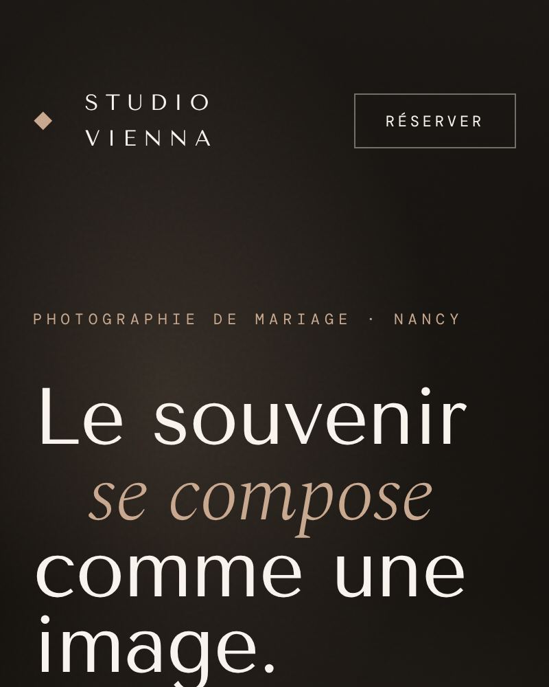 Aperçu du site de démonstration Studio Vienna